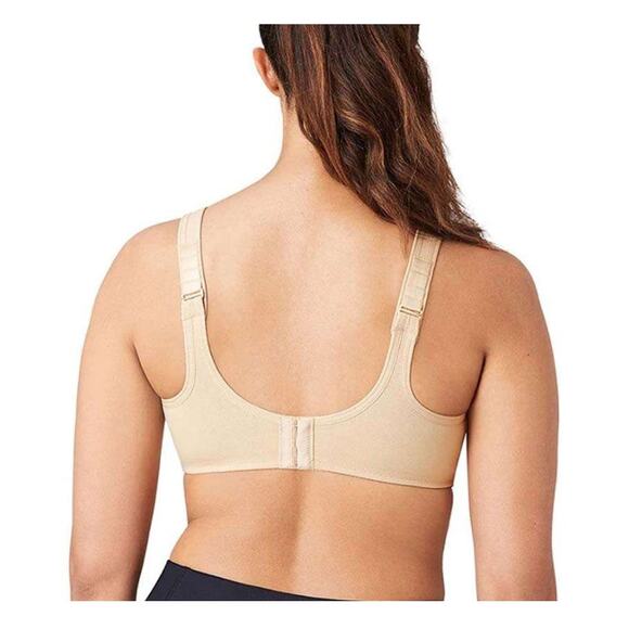 Wacoal Women's Beige Wired Full Coverage High Intensity Sports Bra Size 42DD - Picture 2 of 8